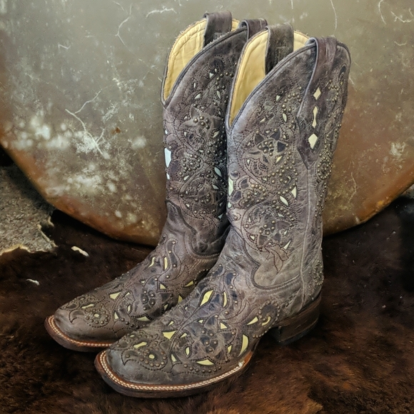 Corral Shoes - CORRAL A1121 Jessica cowgirl western boots sz 7.5
